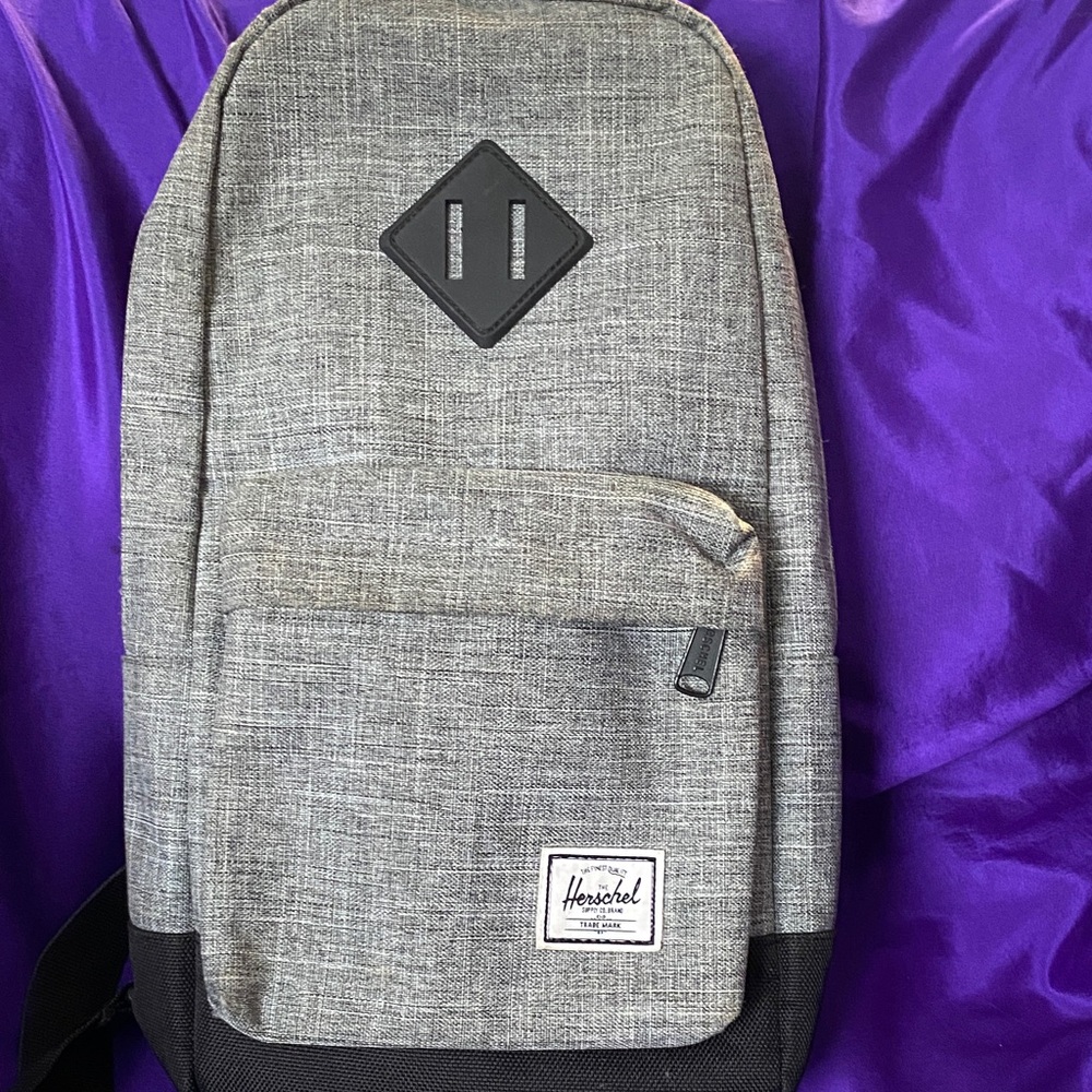 Herschel Supply Company Black and Gray Backpack Unisex